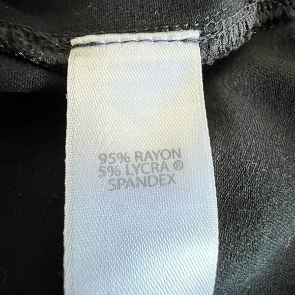 EUC J Jill Wearever Collection Wrap Style Maxi Dress; Black Havana Floral - Picture 7 of 8